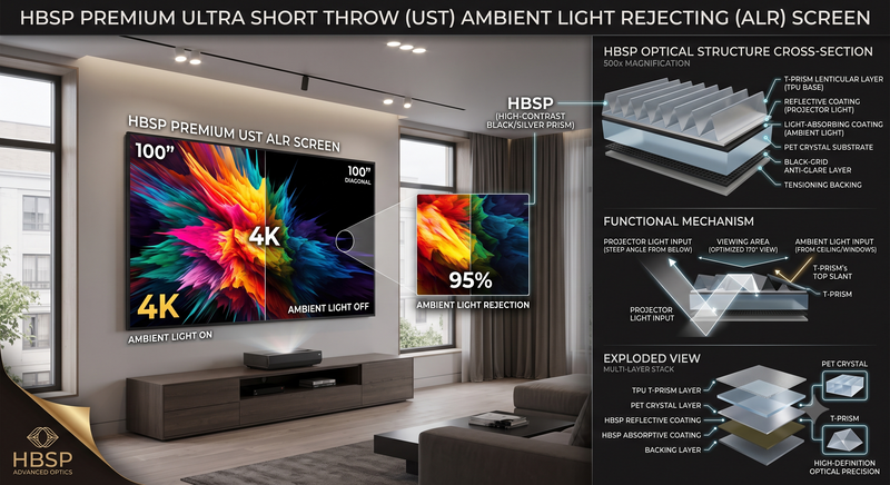TrueThrow HBSP Premium UST Screen projection