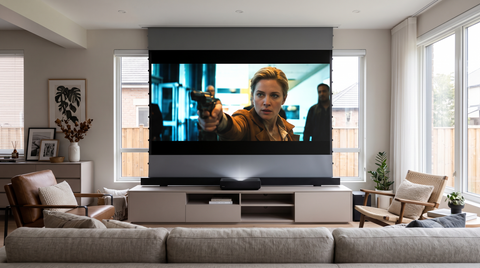 TrueThrow HBSI TPU Motorized Floor-Rising UST Screen