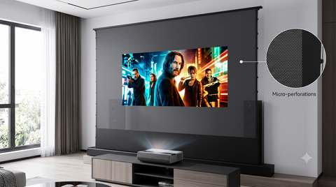 TrueThrow HBSI TPU Motorized Floor-Rising UST Screen