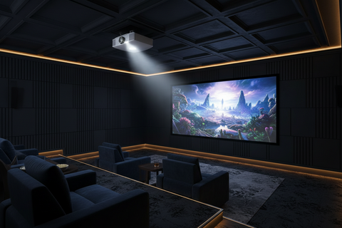 TrueThrow Black Crystal ALR Projection Screen
